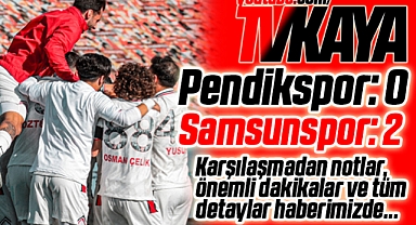 Samsunspor Pendik Deplasmanında Güldü