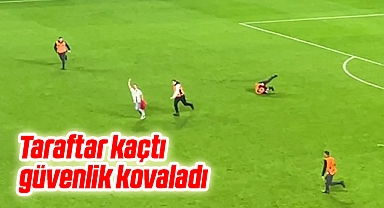 Taraftar Kaçtı Güvenlik Kovaladı