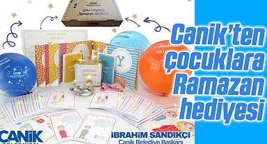 Canik Belediyesi'nden Çocuklara Ramazan Hediyesi