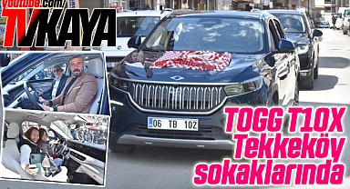 TOGG T10X Tekkeköy Sokaklarında
