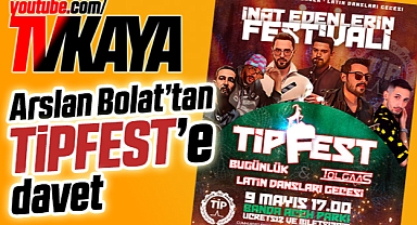 Arslan Bolat'tan TipFest'e Davet