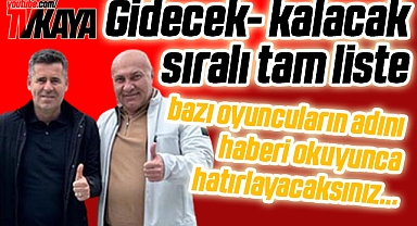 İşte Samsunspor'dan Gidecek ve Kalacak İsimler 