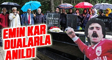 Samsunspor'un Sembol İsmi Emin Kar Dualarla Anıldı