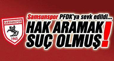 Hakkını Arayan Samsunspor'a Şok