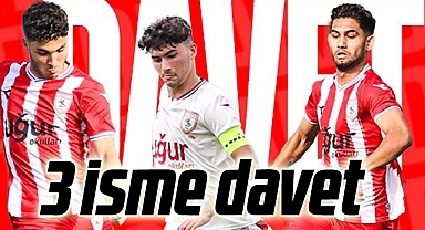 Samsunspor'un Yıldızlarına Milli Davet