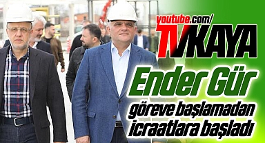 AK Parti Çarşamba Belediye Başkan Adayı Ender Gür, Daha Göreve Başlamadan İcraatlara Başladı