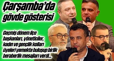 AK PARTİ ÇARŞAMBA TEŞKİLATI'NDAN GÖVDE GÖSTERİSİ