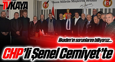 CHP İlkadım Adayı Murat Şenel'den Cemiyete Ziyaret 