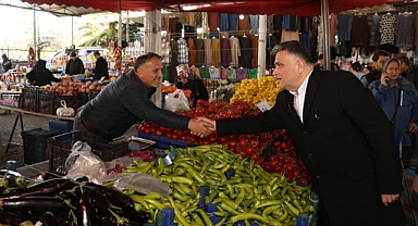 AK Parti Çarşamba Belediye Başkan Adayı Ender Gür'den Pazar Esnafına Müjde