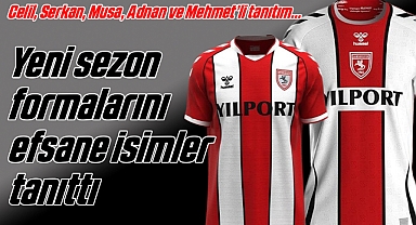 Samsunspor Yeni Sezon Formalarını Efsaneler Tanıttı