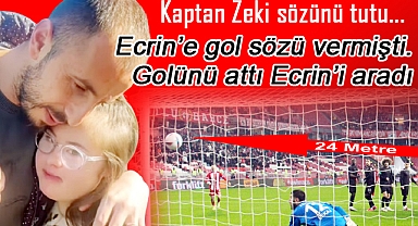 Samsunspor Kaptanı Zeki'den Kral Hareket