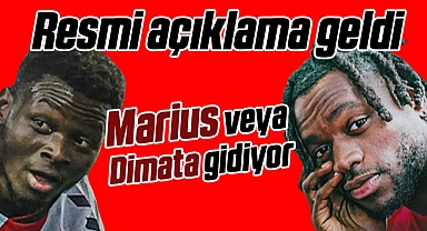 Samsunspor'da Marius ve Dimata Gidiyor. Resmi Açıklama Geldi