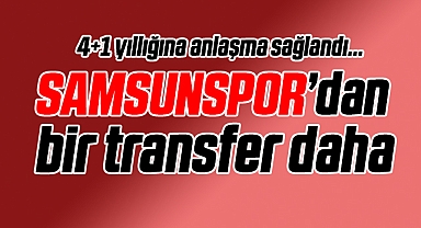 Samsunspor'dan Bir Transfer Daha
