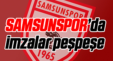 Samsunspor'da İmza Şov