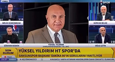 Yüksel Yıldırım'dan Samsunspor Taraftarına Eleştiri