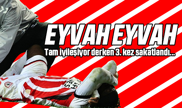 Samsunspor'da Bir Sakatlık Şoku Daha