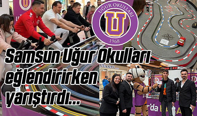 Samsun Uğur Okulları Eğlendirirken Yarıştırdı