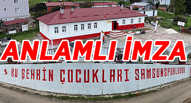 1965 Samsunspor Derneği Kırmızı Beyaza Boyadı