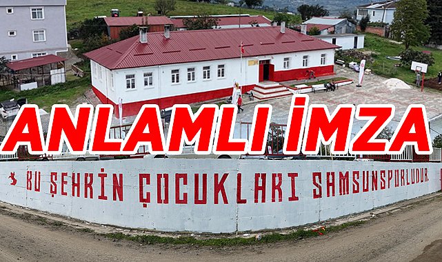 1965 Samsunspor Derneği Kırmızı Beyaza Boyadı